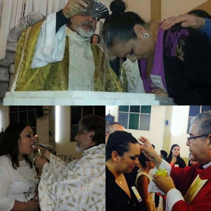 Bautizo y sacramentos católicos de iniciación de Laura en 2015