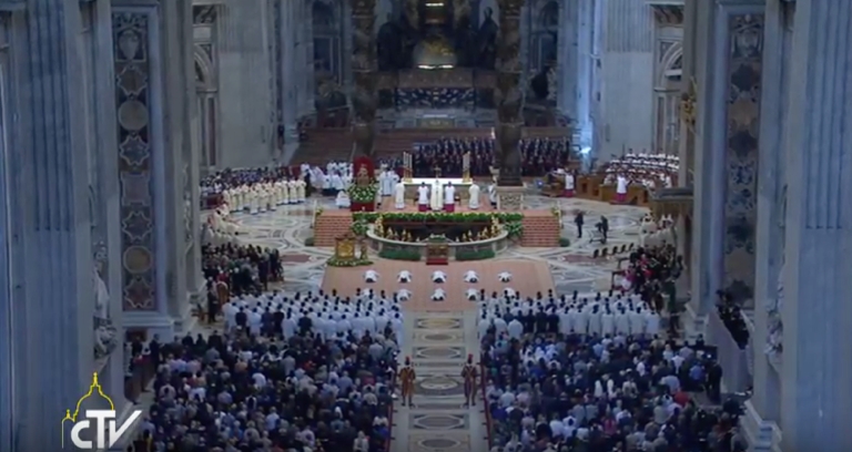 Misa 4to Domingo de Pascua, ordenación de sacerdotes Foto: captura youtube Radio Vaticano